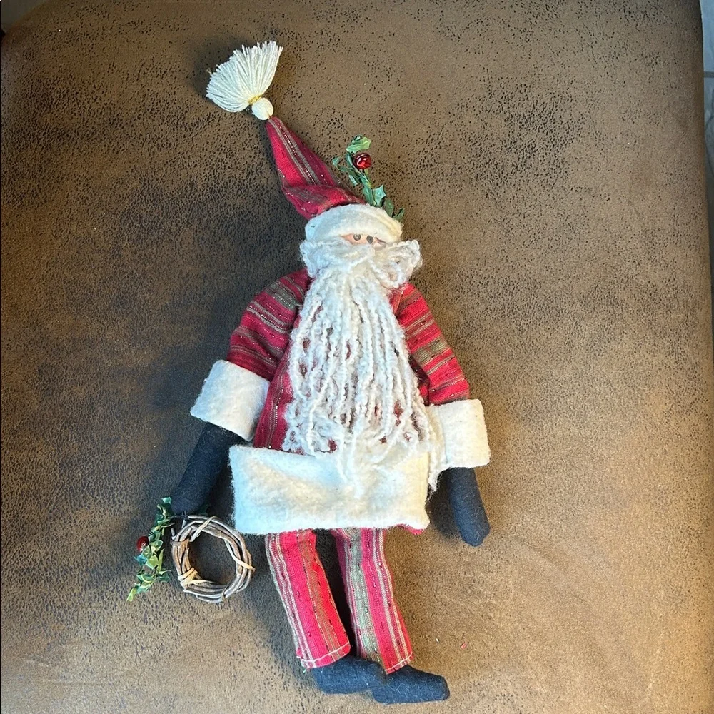 Festive Santa Claus Plush Decor